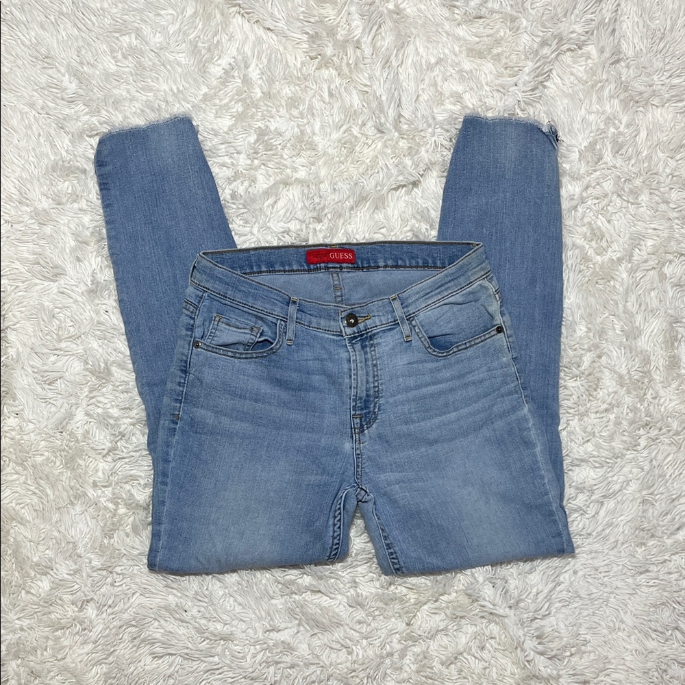 GUESS Women's Medium Blue Skinny Jeans
